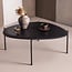 Woood Kota Salontafel 36x92x68 Cm Mdf/Fineer Zwart