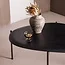 Woood Kota Salontafel 36x92x68 Cm Mdf/Fineer Zwart