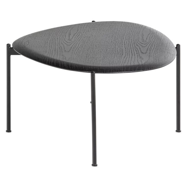 Woood Kota Salontafel 36x92x68 Cm Mdf/Fineer Zwart