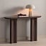 Woood Evara Sidetable Hout Hoogglans Donkerbruin [fsc]