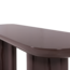 Woood Evara Sidetable Hout Hoogglans Donkerbruin [fsc]