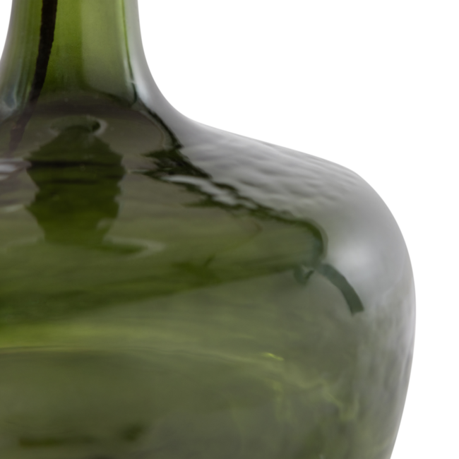 Woood Luma Tafellamp Glas Groen/Kap Naturel