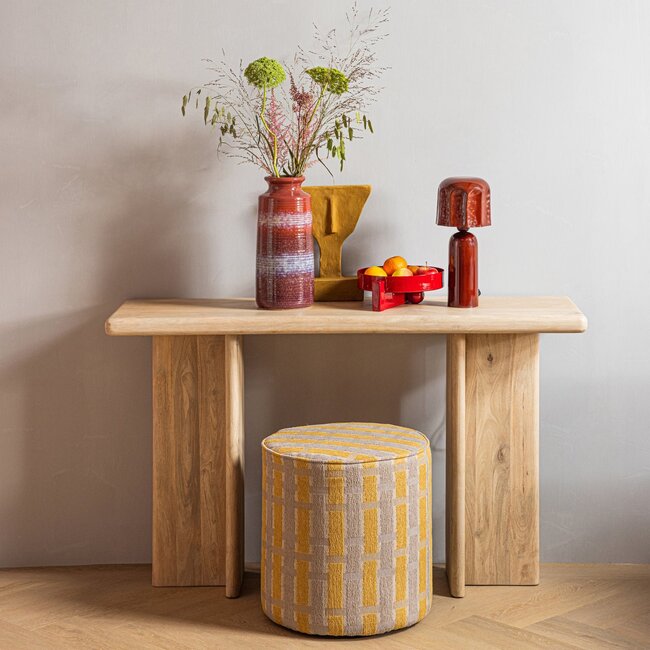 Woood Lumira Tafellamp Metaal Hoogglans Bruinrood