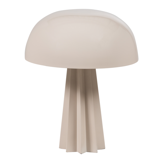 Woood Virel Tafellamp Metaal Hoogglans Lichtgrijs