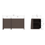Woood Brock Tv Meubel 102 Cm Essen Fineer Middenbruin [fsc]