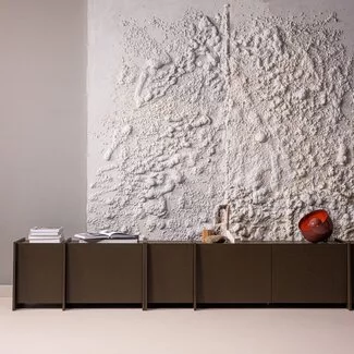 Woood Brock Tv Meubel 200 Cm Essen Fineer Middenbruin [fsc]