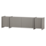 Woood Brock Tv Meubel 200 Cm Essen Fineer Warmgrijs [fsc]