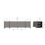 Woood Brock Tv Meubel 200 Cm Essen Fineer Warmgrijs [fsc]