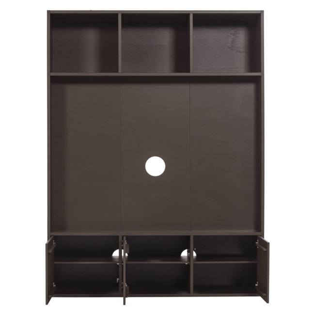 Woood Meggy Tv Opbergkast 160 Cm Grenen Middenbruin [fsc]