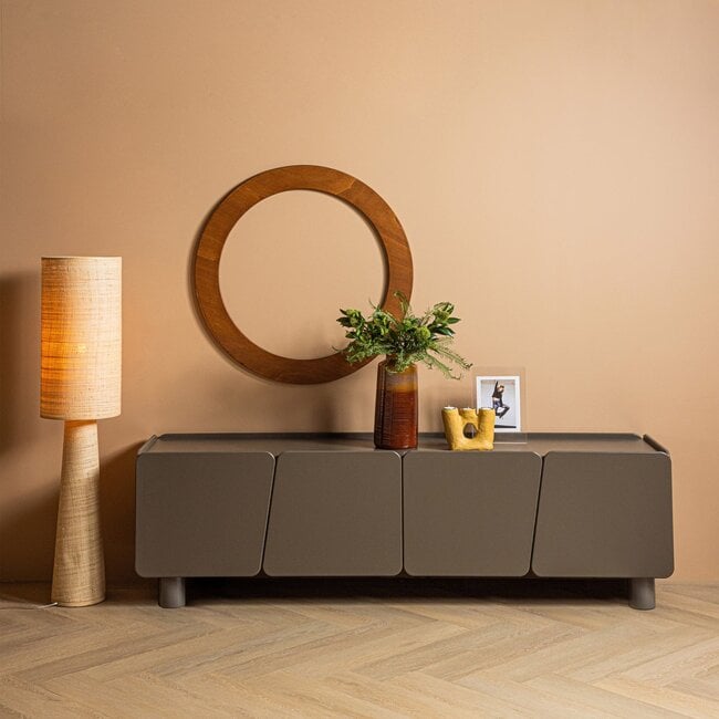 Woood Root Tv Meubel 200 Cm Grenen Truffel Bruin [fsc]