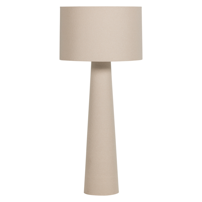 Woood Loft Vloerlamp Xxl Metaal/Boucle Naturel 160xo70 Cm