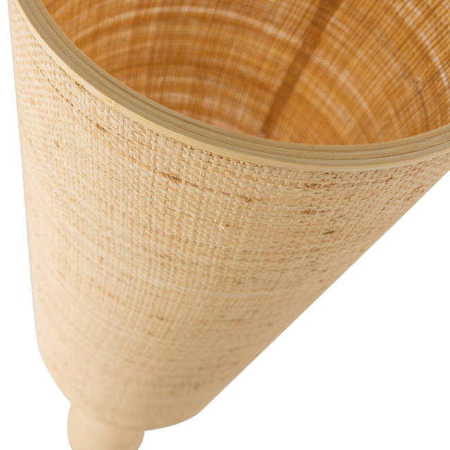 Woood Syro Vloerlamp Raffia Naturel 130xo30 Cm