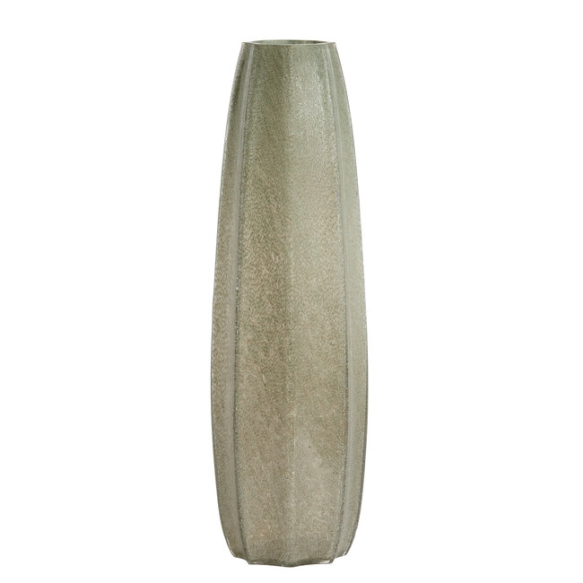 Light en Living Vaas Ø17x60 cm BRADLEY glas grijs groen