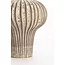 Light en Living Vaas deco 23x22x32,5 cm NEVANO mat donkerbruin + creme