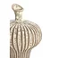 Light en Living Vaas deco 23x22x32,5 cm NEVANO mat donkerbruin + creme