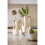 Light en Living Vaas deco Ø18,5x34 cm MAGOME keramiek creme + olijfgroen