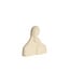 Light en Living Ornament 24x9x24 cm SOLINE keramiek mat creme