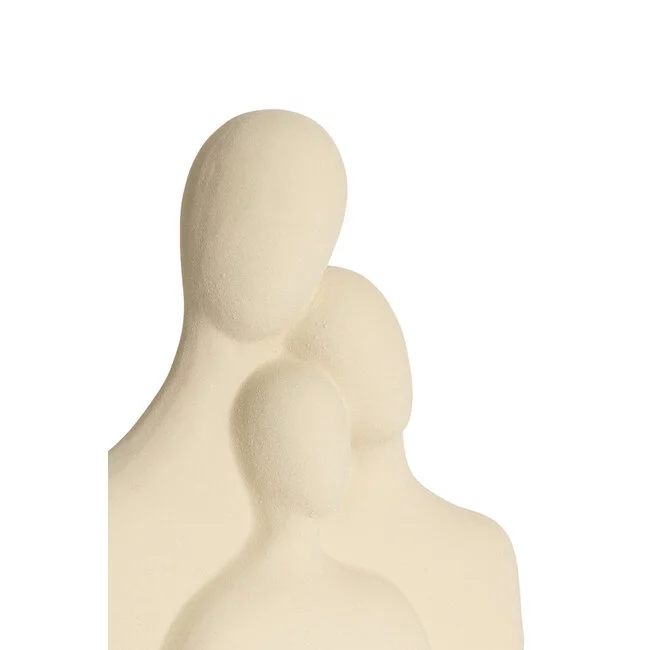 Light en Living Ornament 28x13x29 cm SOLINE keramiek mat creme