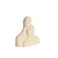 Light en Living Ornament 28x13x29 cm SOLINE keramiek mat creme