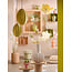 Light en Living Kussen 45x45 cm FASANO lichtroze + crème