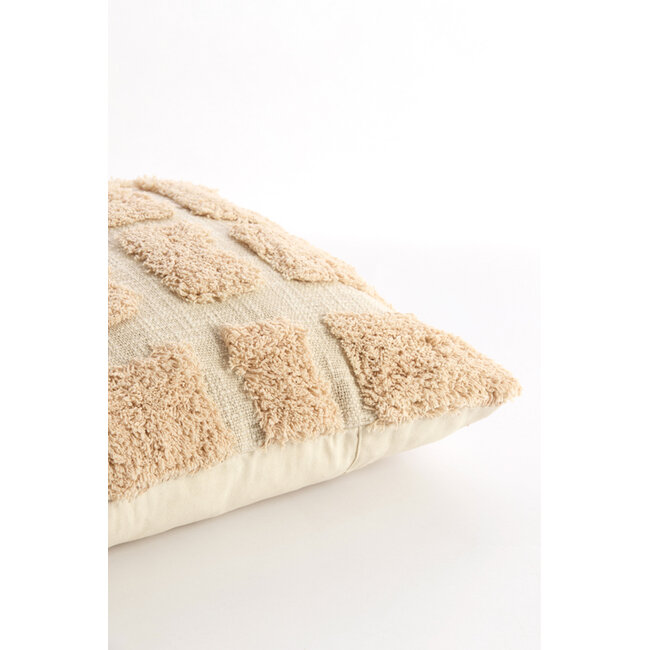 Light en Living Kussen 45x45 cm FASANO lichtroze + crème