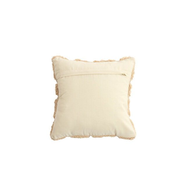 Light en Living Kussen 45x45 cm FASANO lichtroze + crème