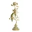 Light en Living Kandelaar 14x9x32,5 cm BIRD mint groen-wit + lichtgoud