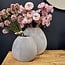 Light en Living Vaas 33x13x33,5 cm SANTINO glas mat lichtbruin