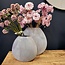 Light en Living Vaas 43x16x43 cm SANTINO glas mat lichtbruin