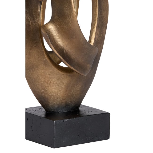Light en Living Ornament 20x19,5x47 cm LAVINIA antiek brons + zwart