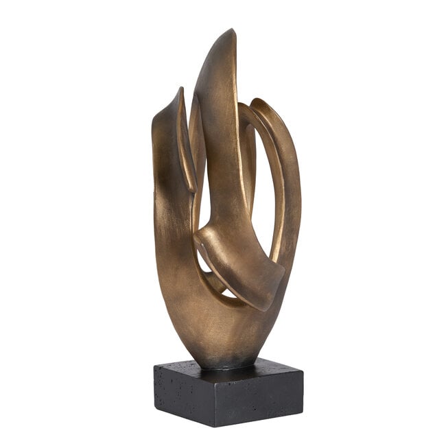 Light en Living Ornament 20x19,5x47 cm LAVINIA antiek brons + zwart