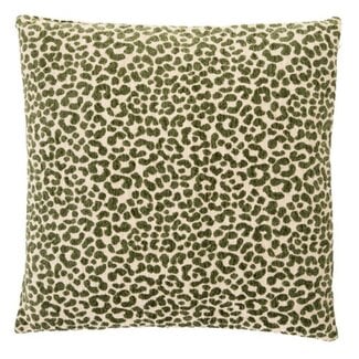 Light en Living Kussen 45x45 cm SAFFORD zand + groen
