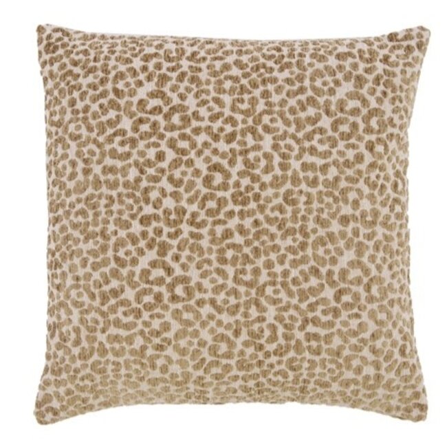 Light en Living Kussen 45x45 cm SAFFORD zand + olijfgroen