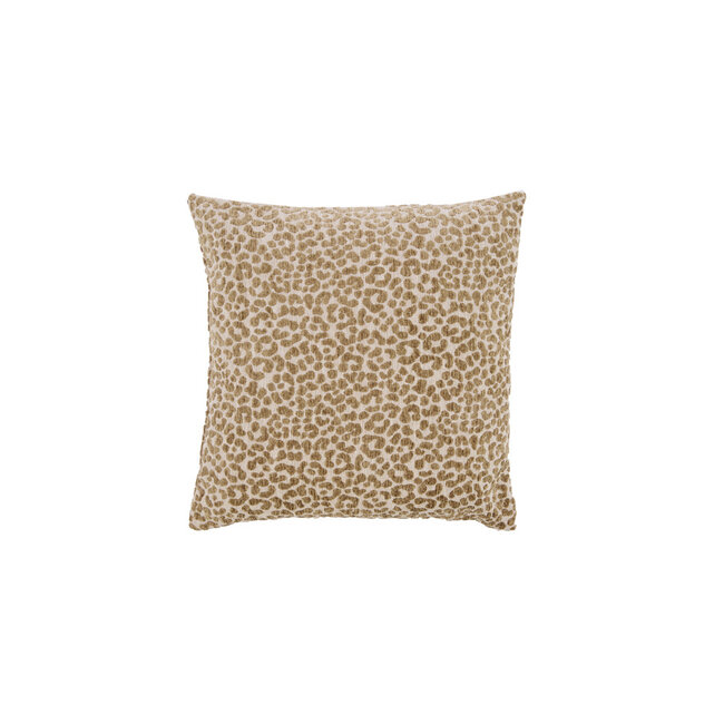 Light en Living Kussen 45x45 cm SAFFORD zand + olijfgroen