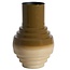 Light en Living Vaas deco Ø24x36 cm CARIMA donkerbruin + zand
