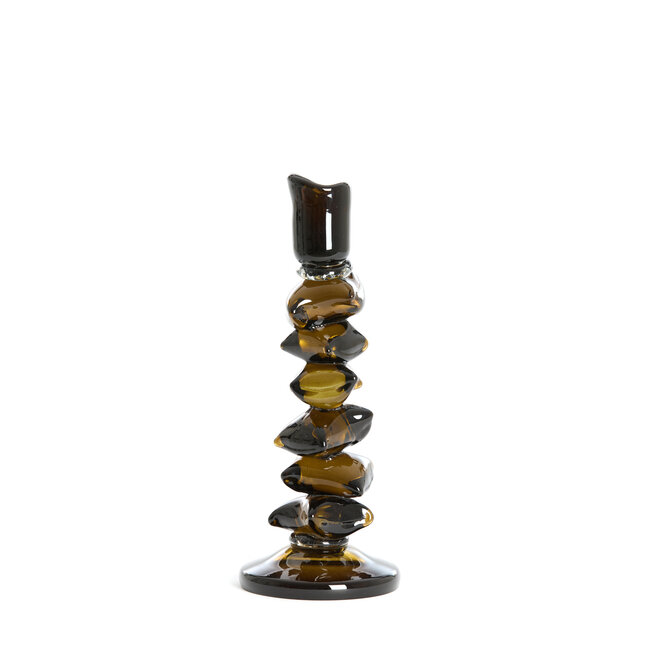 Light en Living Kandelaar Ø11x28,5 cm ESTIVA glas olijf groen