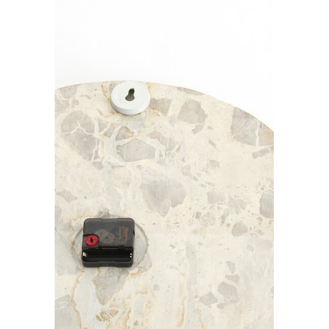 Light en Living Klok Ø41 cm SISTELO taupe marmer