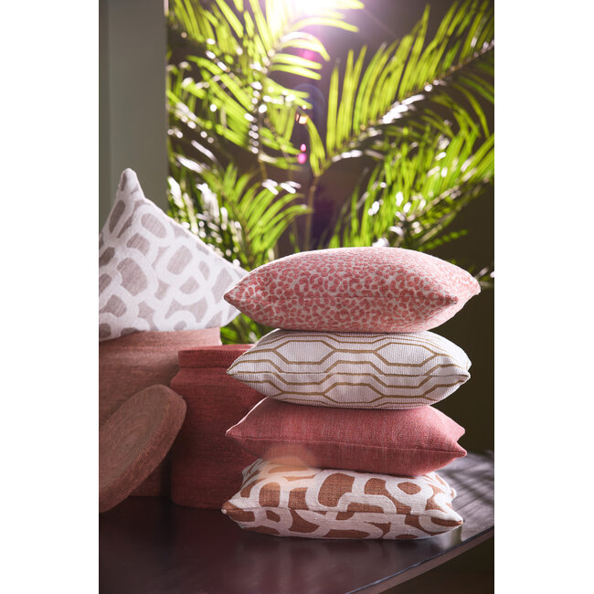 Light en Living Kussen 45x45 cm ALPENA taupe+beige