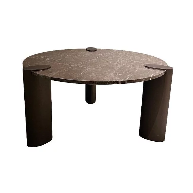 PTMD Salontafel Ora Bruin met marmeren blad