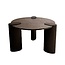PTMD Salontafel Ora Bruin met marmeren blad hoog