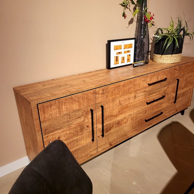 WoonMax Dressoir Westport Lamulux Mango - 240 cm