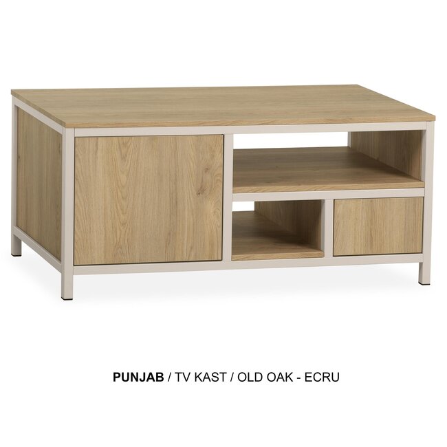 WoonMax Tv kast Punjab klein - diverse kleurcombinaties