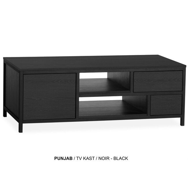 WoonMax Tv kast Punjab medium - diverse kleurcombinaties