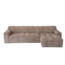 Tower Living Austin 2.5 zits + Chaise Rechts - Haga 39 cappuccino