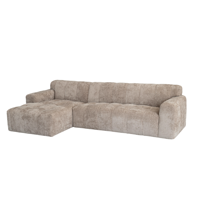 Tower Living Austin 2.5 zits + Chaise Links - Haga 30 beige