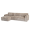 Tower Living Austin 2.5 zits + Chaise Links - Haga 30 beige