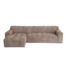 Tower Living Austin 2.5 zits + Chaise Links - Haga 39 cappuccino