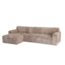 Tower Living Austin 2.5 zits + Chaise Links - Haga 39 cappuccino