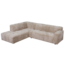 Tower Living Austin 2.5 zits + Ottoman Links - Haga 30 beige