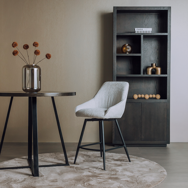 Tower Living Scala Bartafel rond olijfbruin 100 cm